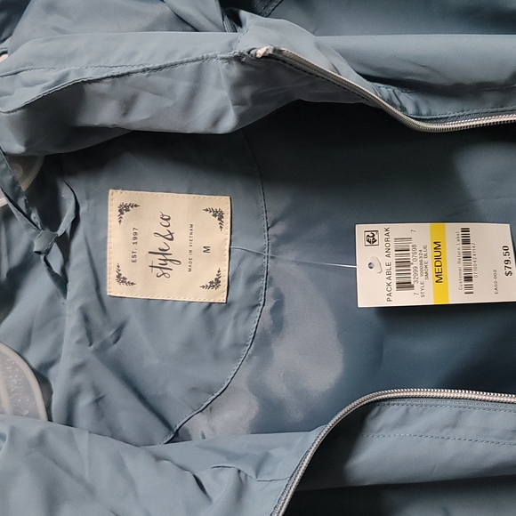 Style & Co. Packable Hooded Anorak Sz.M - Picture 8 of 13